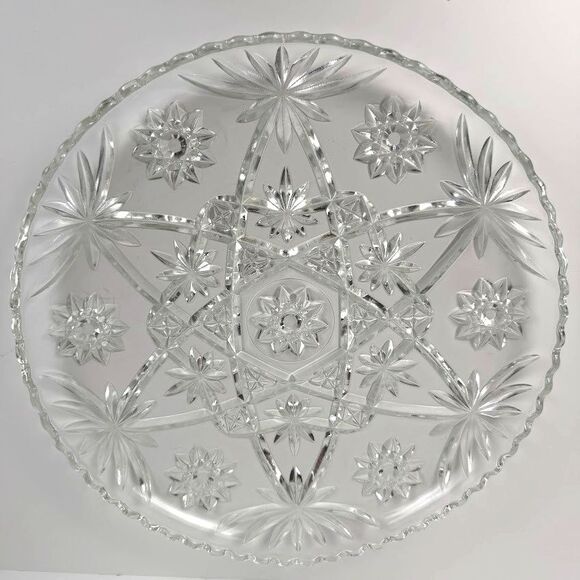 Anchor Hocking Other - Anchor Hocking "Star of David" Early American Prescut EAPC 13.5" Serving Platter